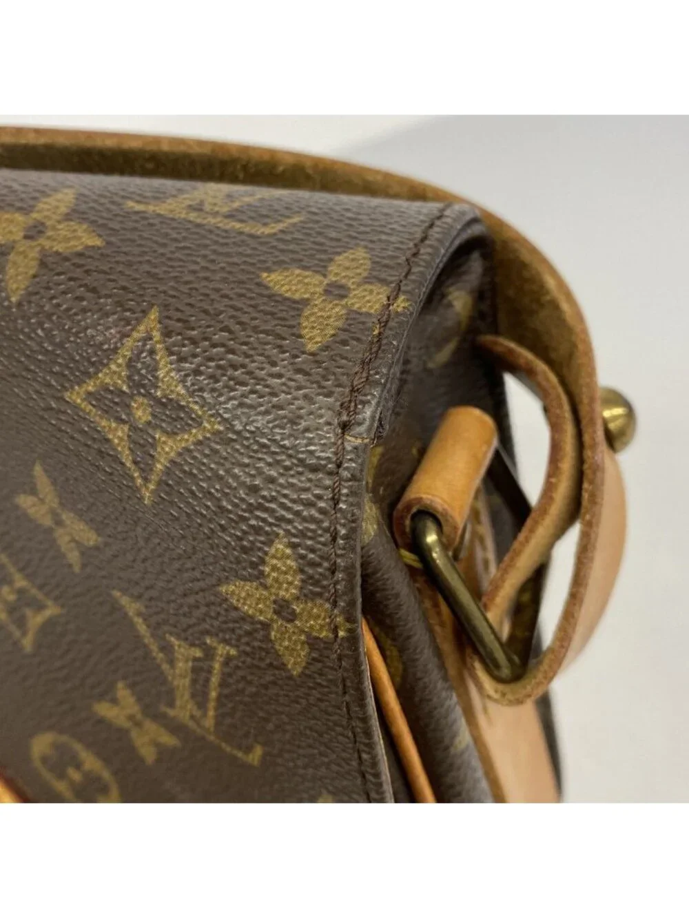 Louis Vuitton Shoulder Bag Monogram Cartouchiere MM Brown